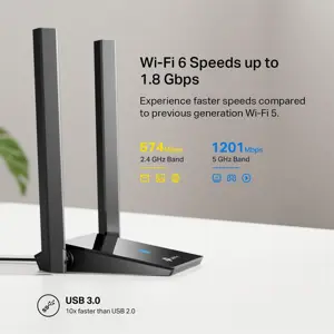 TP-Link Archer TX20U Plus AX1800 Dual Antennas High Gain Wireless USB Adapter
