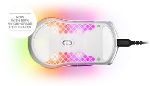 SteelSeries Aerox 3 2022 Edition Ultra Lightweight Wired Gaming Mouse - Snow - 62603