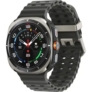 Samsung Galaxy Watch Ultra 2024 47mm LTE AI Smartwatch, Titanium Silver, Energy Score, Wellness Tips, Heart Rate Tracking, Sleep Monitor, Fitness Tracker, GPS