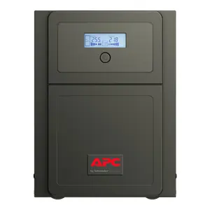 APC Easy UPS SMV 750VA Uninterruptible Power Supply, 750VA/525W Line Interactive Pure Sine Wave, AVR, LCD, 230V, 4 Universal Outlets