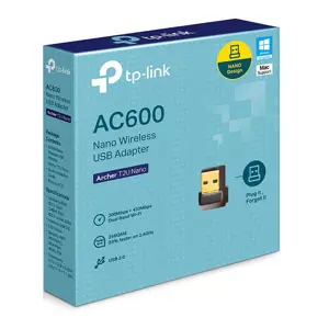 TP-Link Archer T2U Nano AC600 Nano Wireless USB Adapter
