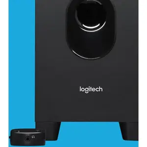 Logitech Z313 2.1 Multimedia Speaker System with Subwoofer, 50 Watts Peak 25 Watts RMS, 3.5mm Audio Input, Black