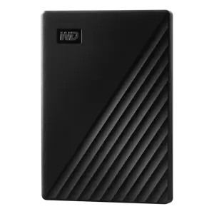 WD My Passport Portable External Hard Drive 5TB USB 3.1 and USB 3.0 Compatible Black WDBPKJ0050BBK