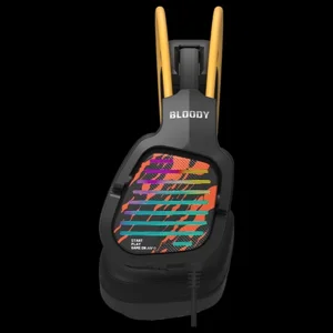 Bloody G565 Gaming Headset, 7.1 Virtual Surround Sound, 50mm, RGB, Energy Black