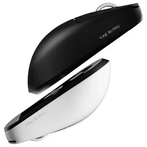 VGN VXE Dragonfly R1 PRO Wireless Mouse, Pixart PAW 3395 26000 DPI, 2.4GHz and Wired, 1000Hz, 75 Hours, Black