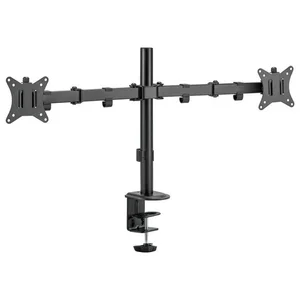MXG BMA-24P Dual Monitor Steel Articulating Monitor Mount, Matte Black