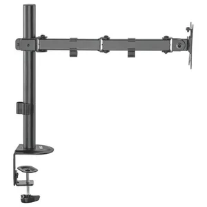 MXG BMA-12P Single Monitor Steel Articulating Monitor Mount, Matte Black