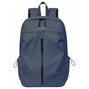 Amaze Workie Synthetic Fiber Laptop Backpack, Water-Resistant, Fits Up To 15.6", A940 Blue