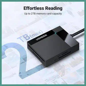 UGREEN USB 3.0 5Gbps SD/TF/CF/MS Card Reader, 4-in-1, Model 30333