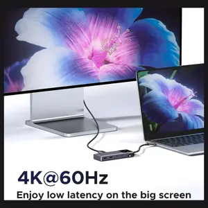 Ugreen UNO 6 In 1 USB-C HUB, 10Gbps USB-C and USB-A, 4K@60Hz HDMI, 100W Power Delivery, 35998