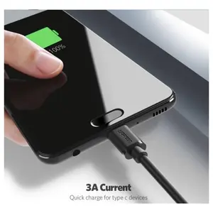 Ugreen USB 3.0 A Male to Type C Male Cable, 5Gbps, 3A, 1m, Black 20882