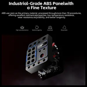 PXN CB1 Control Button Box Simulation Controller, 30 Programmable Buttons, RGB Lighting, USB Type-C, PC