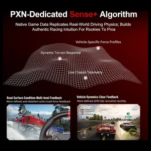 PXN VD4 Bundle PC Sim Racing Setup, 4Nm Direct Drive Servo Motor Base, 11-Inch W AS Racing Wheel, PD HM Brake and Throttle Pedals