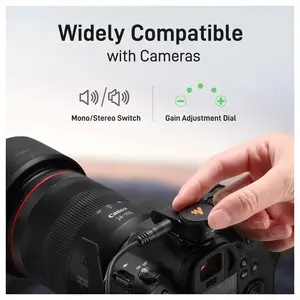 Maono Wave T5 Wireless Lavalier Microphone, USB C, 48KHz 24Bit, 300m Range, 30H, WAVE T5 PC2