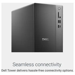 Dell ECT1250 Desktop Computer Tower Intel Core i3-14100, 8GB DDR5, 512GB NVMe SSD