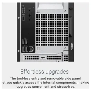 Dell ECT1250 Desktop Computer Tower Intel Core i3-14100, 8GB DDR5, 512GB NVMe SSD