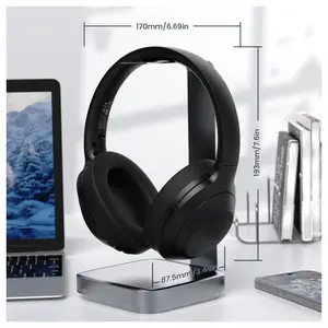 ATTACK SHARK G300 Wireless Over-Ear Headphones, Active Noise Cancelling, Bluetooth 5.3, Built-in Mic, Black