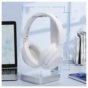 ATTACK SHARK G300 Wireless Over-Ear Headphones, Active Noise Cancelling, Bluetooth 5.3, Built-in Mic, White