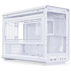 Lian Li A3 Micro Form Factor Chassis, 360mm Radiator Support, White A3W-WDG