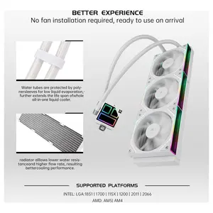Thermalright Frozen Infinity 360 AIO ARGB CPU Liquid Cooler 2000RPM PWM White