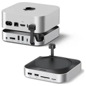 UGREEN Mac Mini M4 Dock With 4K 144Hz Display Port and SSD Enclosure, 8TB, 10Gbps, 4K 240Hz DP, USB-A and USB-C, SD and TF, Audio, 65488