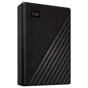 WD My Passport Portable External Hard Drive 5TB USB 3.1 and USB 3.0 Compatible Black WDBPKJ0050BBK