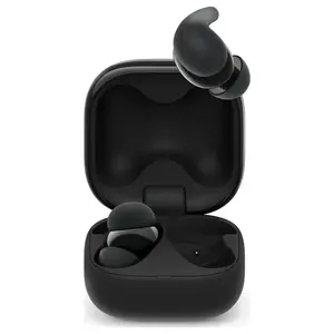 Sony LinkBuds Fit WF-LS910 Wireless Bluetooth in Earbuds, Active Noise Canceling, Multipoint, IPX4, 5.5 Hours Battery, Black