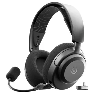 SteelSeries Arctis Nova 3P Wireless Multi-Platform Gaming Headset, Mobile App Control, 40Hr Battery, Neodymium Magnetic Drivers, 2.4GHz and Bluetooth, Black 61686