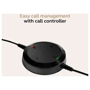 Jabra Evolve 20 Wired Headset Dual-Ear, USB-C and USB-A, Call Control, Black