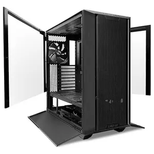LIAN LI LANCOOL III E-ATX PC Case, Hinged Tempered Glass Doors, Fine Mesh Panels, 4x140mm PWM Fans, High Airflow Mid-Tower Chassis, LANCOOL 3R-X, Black