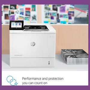 HP LaserJet Enterprise M611DN Monochrome Printer, 65ppm, 1200x1200dpi, Auto Duplex, USB-B Ethernet
