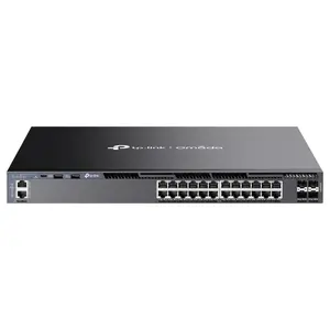 TP-Link Omada SG6428X 24-Port Gigabit Stackable L3 Managed Switch, 4x10Gbps SFP+