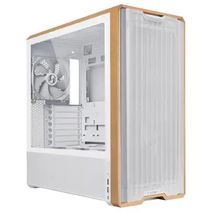 Lian Li Lancool 217 Mid-Tower ATX PC Case With 5 PWM Fans White G99.LAN217W.00