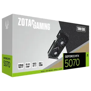 ZOTAC GAMING GeForce RTX 5070 Twin Edge Video Graphics Card 12GB GDDR7 ZT-B50700E-10P