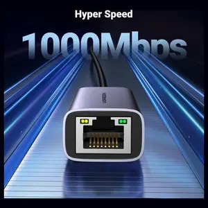 UGREEN USB C to Ethernet Adapter 1Gbps Gigabit RJ45 to Type-C Thunderbolt 4 and 3 Compatible 50737
