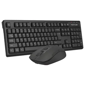 A4Tech FG1200S 2.4GHz Wireless Desktop Set Silent Click Black