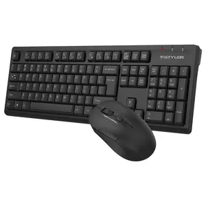 A4Tech FG1200S 2.4GHz Wireless Desktop Set Silent Click Black
