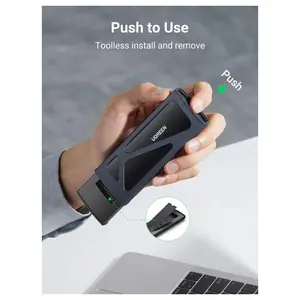UGREEN M.2 NVMe SSD Enclosure 10Gbps USB 3.2 Gen2 Black 15512