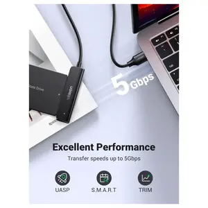 Ugreen USB 3.0 to SATA Adapter 2.5 Hard Drive Reader 5Gbps 2.5 Inch Up To 5TB Model 70609