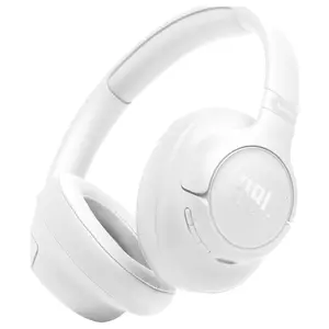 JBL Tune 730BT Wireless Over-Ear Headphones, JBL Pure Bass Sound, Bluetooth 6.0, 76-Hour Battery Life, White