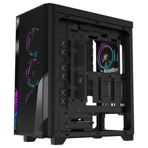Gigabyte Aorus C500 Glass Mid Tower PC Gaming Case USB Type-C Black GB-AC500G ST
