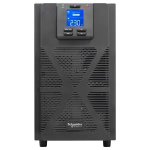 APC Easy UPS On-Line SPM 3000VA 2700W 230V, Double Conversion Online, Sine Wave, Internal Bypass, LCD Display, USB And Serial, Black SPM3KI