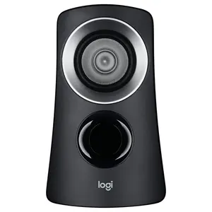 Logitech Z313 2.1 Multimedia Speaker System with Subwoofer, 50 Watts Peak 25 Watts RMS, 3.5mm Audio Input, Black