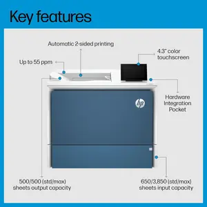 HP Color LaserJet Enterprise 6700dn Printer, 55 Ppm, 1200x1200 Dpi, Auto Duplex (Official Warranty)