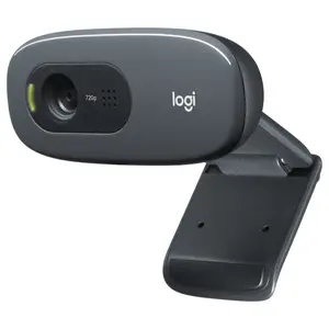 Logitech C270 HD Webcam Webcam, 720p 30fps