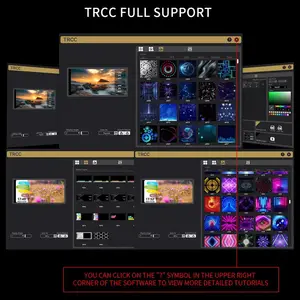 Thermalright Levita Vision 360 ARGB CPU AIO Cooler 6.67in 3D Curved OLED 2K 60Hz 2400x1080 Wireless Splicing Fans Black