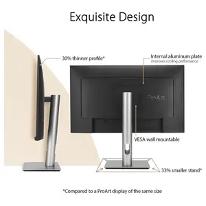 Asus ProArt Display PA279CRV Professional Monitor, 27" 4K UHD 3840x2160 IPS 60Hz HDR, 99% DCI-P3 And 99% Adobe RGB, Calman Verified, USB-C DisplayPort 96W