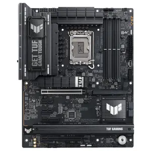 ASUS TUF Gaming Z890-PLUS WiFi ATX Motherboard, Z890 LGA1851, DDR5, PCIe5.0, Thunderbolt4 Type-C, 4xM.2, Wi-Fi7, 2.5Gb