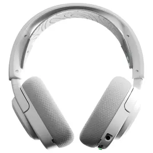 SteelSeries Arctis Nova 3P Wireless Gaming Headset, Mobile App Control, 40HR Battery With Fast Charging, 2.4GHz and Bluetooth, For PlayStation PC and Switch, White 61687