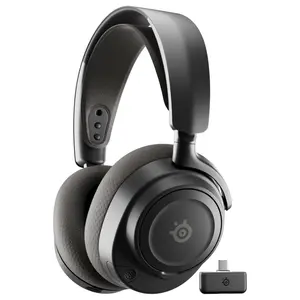 SteelSeries Arctis Nova 7 Wireless Gen 2 Gaming Headset, Real-Time App Control, 50+Hr Battery Life, Neodymium Magnetic Drivers, Simultaneous 2.4GHz and Bluetooth, PC PS5 PS4 Switch 1/2 Mobile, Black 61730